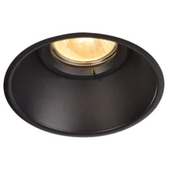 SLV Horn lámpara empotrable negra