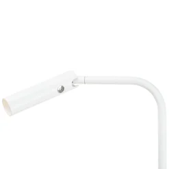 SLV Karpo Lámpara de pie LED, con atenuador, blanca