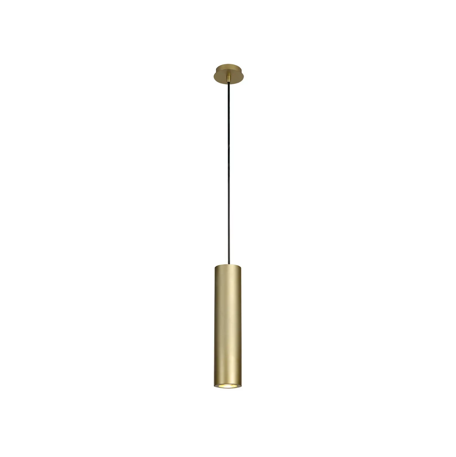 SLV Lámpara colgante Enola B, color latón, aluminio, Ø 6,7 cm