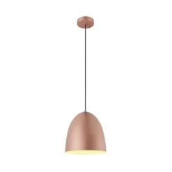 SLV Lámpara colgante Para Cone, Ø 30 cm color cobre/blanco