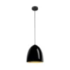 SLV Lámpara colgante Para Cone, Ø 30 cm, negro/dorado
