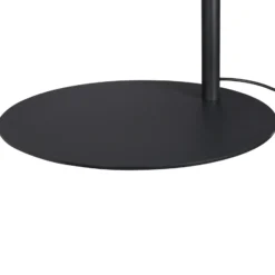 SLV Lámpara de pie LED One Bow FL, negro/latón, acero
