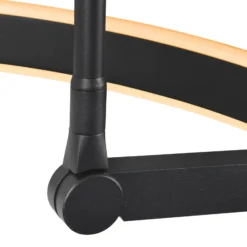 SLV Lámpara de pie LED One Bow FL, negra, acero, altura 232 cm