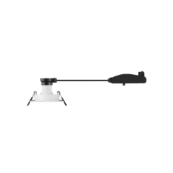 SLV Lámpara de techo empotrable New Tria, blanca, aluminio, longitud 8,2 cm