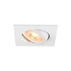 SLV Lámpara de techo empotrable New Tria, blanca, aluminio, longitud 8,2 cm