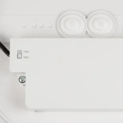 SLV Lámpara LED de techo Decona, Ø 30 cm, blanco, metal, CCT