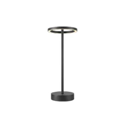 SLV Lámpara LED recargable Vinolina One, negra, 2.700 K, altura 33 cm