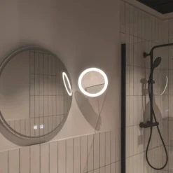 SLV Maganda espejo pared LED redondo ajustable CCT