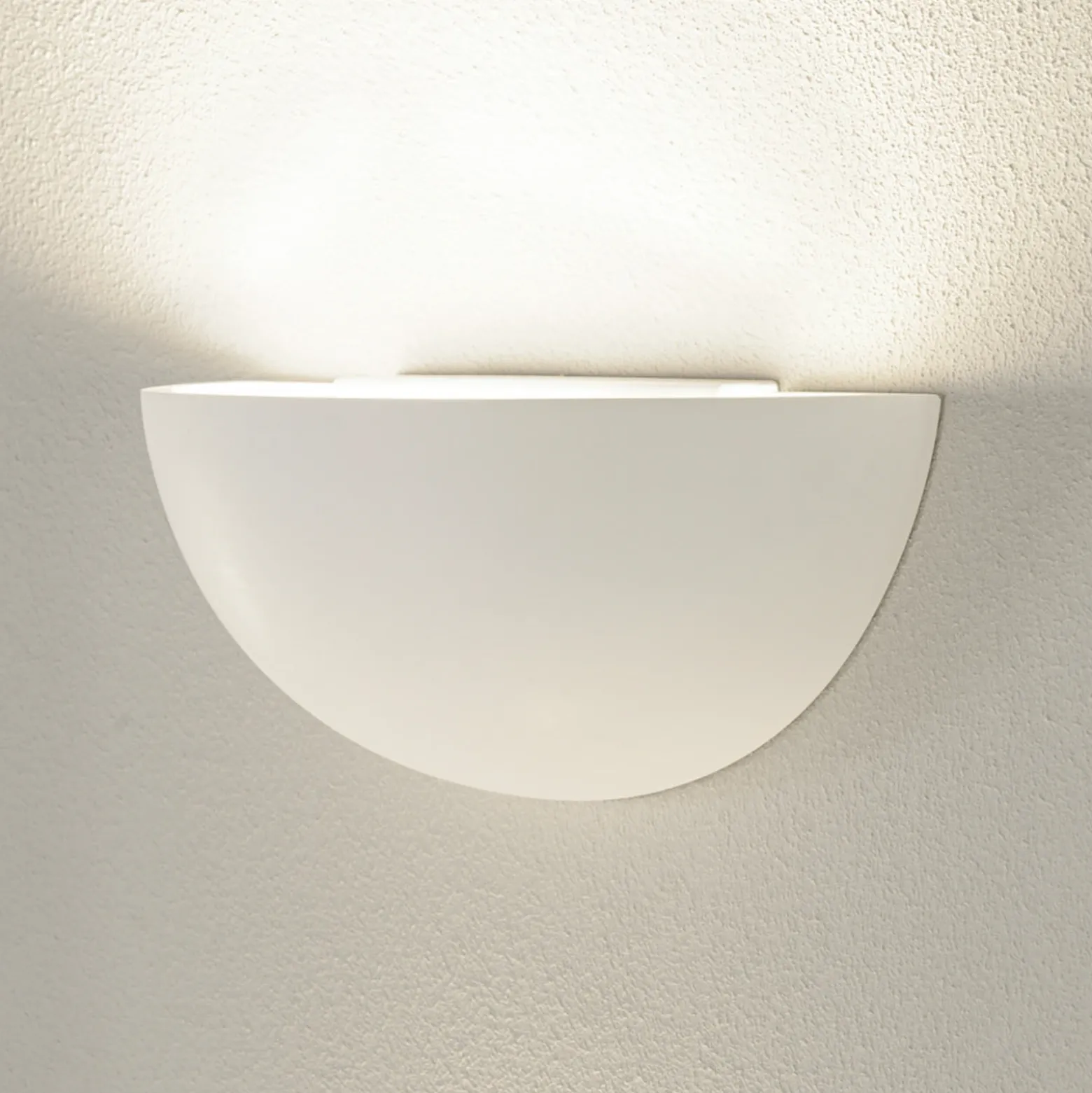 SLV Plastra 101 aplique de pared, blanco, escayola, ancho 14 cm