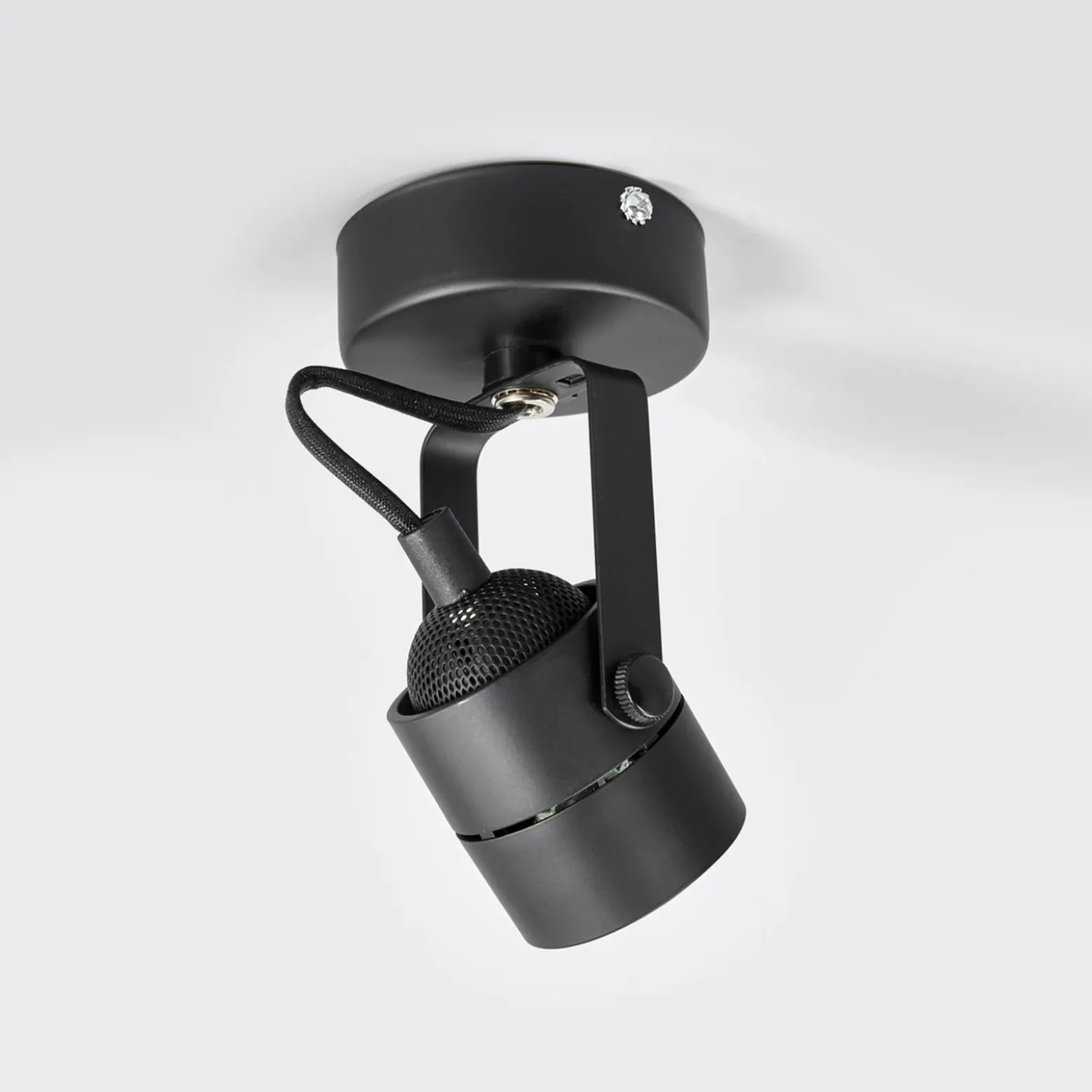 SLV Spot 79 Foco de techo 1fl. 230V negro