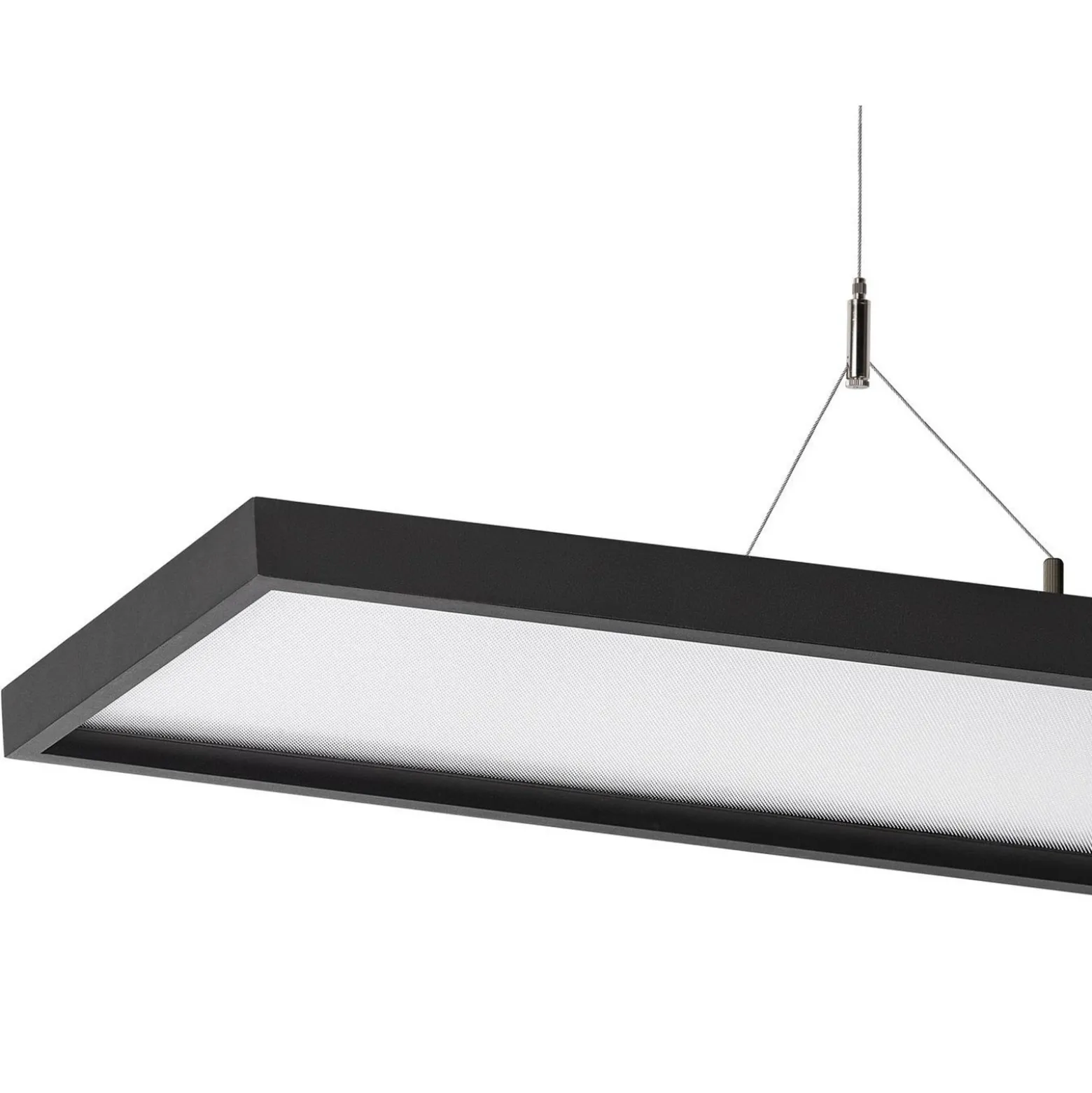 SLV Worklight Lámpara colgante LED de oficina, negra