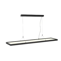 SLV Worklight Lámpara colgante LED de oficina, negra