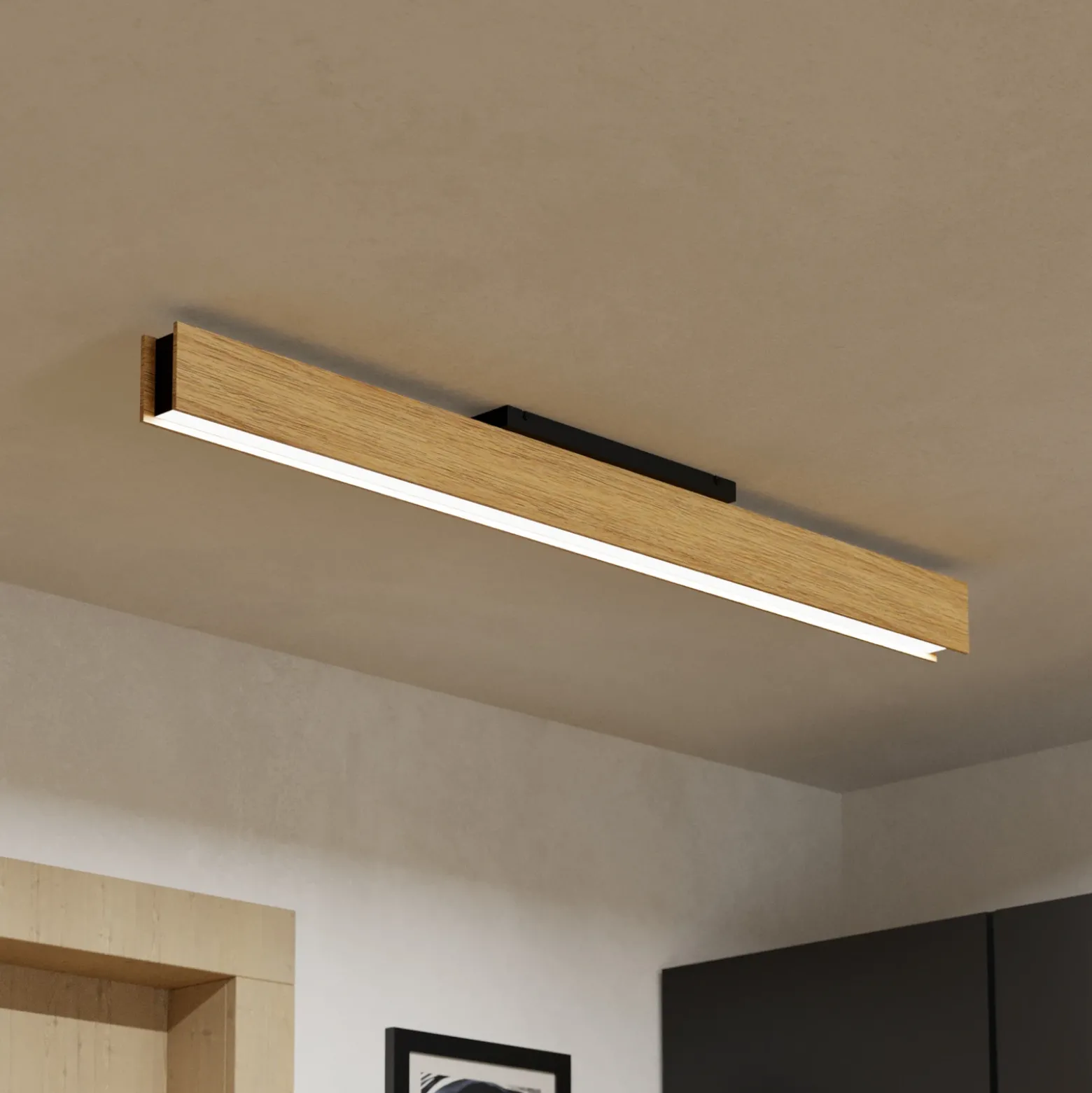 Smart ZIG Lámpara de techo LED Anchorena-Z, longitud 123 cm, RGB CCT