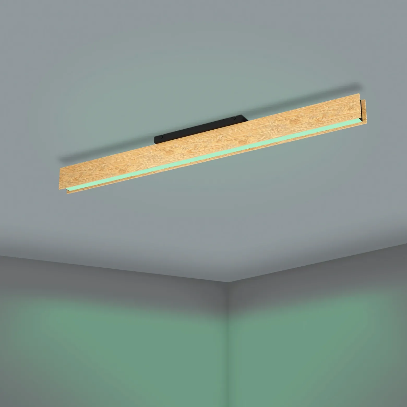 Smart ZIG Lámpara de techo LED Anchorena-Z, longitud 123 cm, RGB CCT