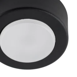 SPOT 53 foco de techo, negro, Ø 11,5 cm, metal, GX53