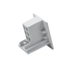 Tapa final BRUMBERG para riel ONETRACK, color plata