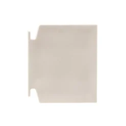Tapa final del sistema de riel trifásico Eutrac, blanco