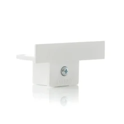 Tapa final Eutrac para riel empotrado, blanco