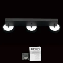 Teide Lámpara colgante LED, negra, metal, regulable en altura