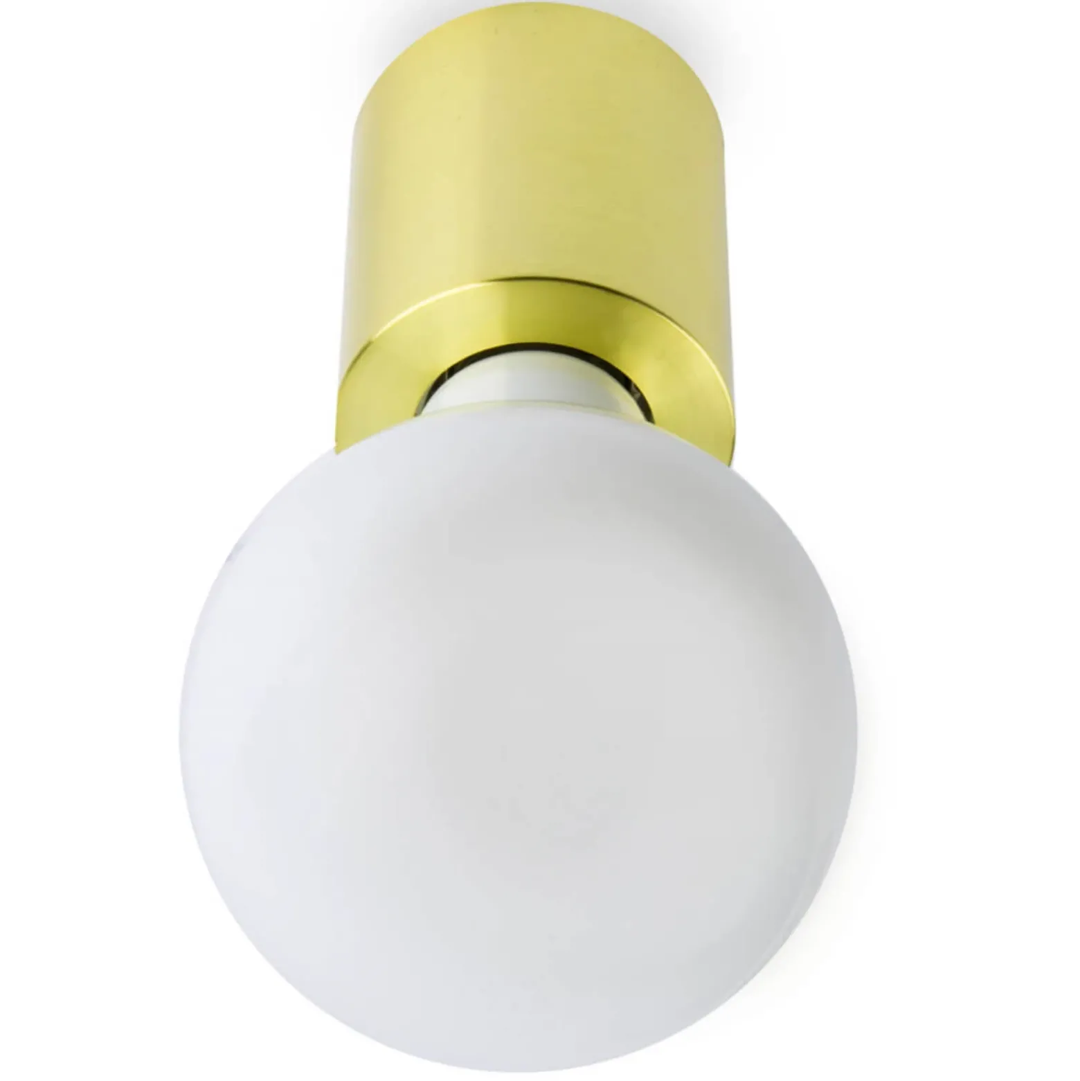 Ten - aplique minimalista, satén oro