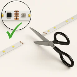 Tira LED Calex Vista, longitud 30 m, RGB, control remoto CCT