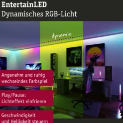 Tira LED EntertainLED de Paulmann, RGB, Set, 1,5m