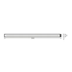 Tira LED Flex COB de LEDVANCE IP44 3.000 K, 3 m