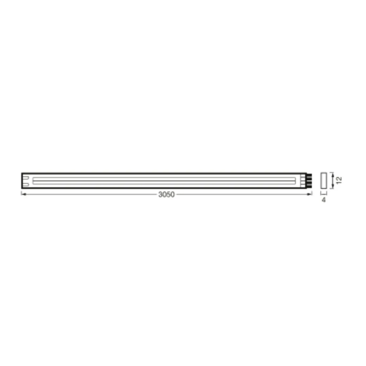 Tira LED Flex COB de LEDVANCE IP44 3.000 K, 3 m