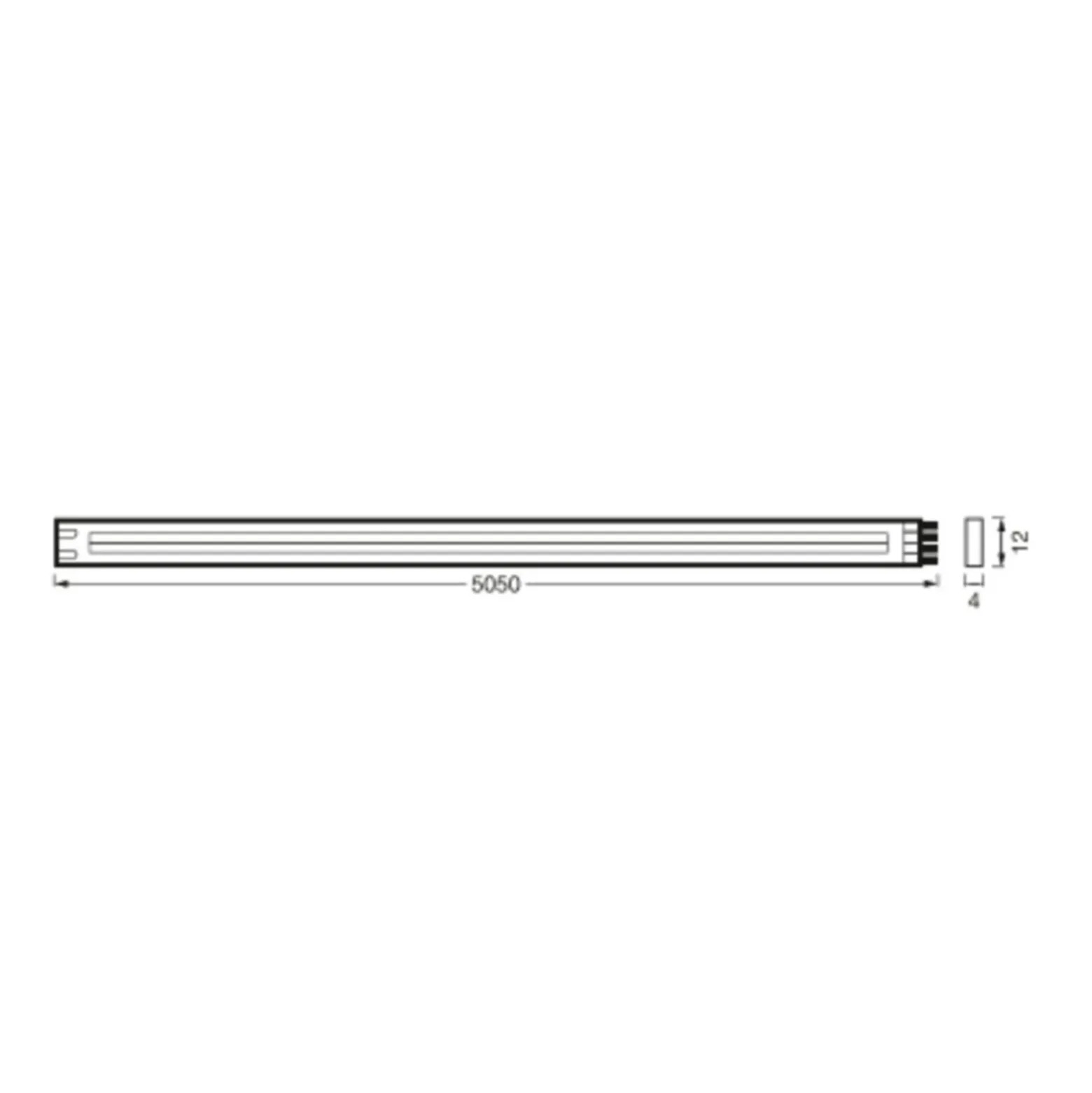 Tira LED Flex COB de LEDVANCE IP44 3.000K, 5,05m