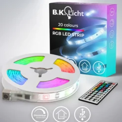 Tira LED Fly USB, longitud 5 m, RGBW, control remoto