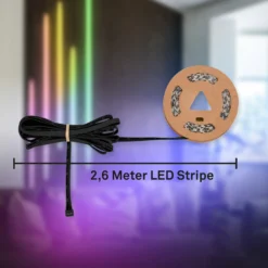 Tira LED Pimp your panel, juego de extensión, RGBW, longitud 2,6 m