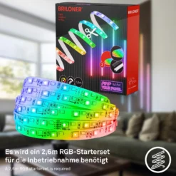Tira LED Pimp your panel, juego de extensión, RGBW, longitud 2,6 m