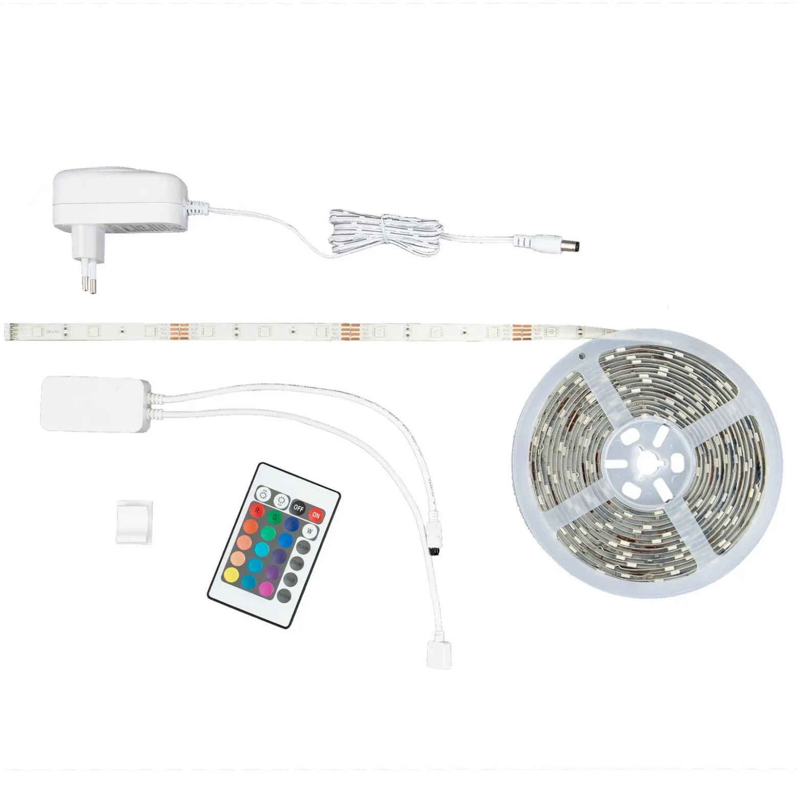 Tira LED RGB WiFi, 500cm, con control remoto