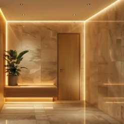 Tira LED SAUNA, 3000 K, longitud 200 cm, IP54, 24 V