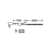 Tira LED Superline Set, 3m, control remoto