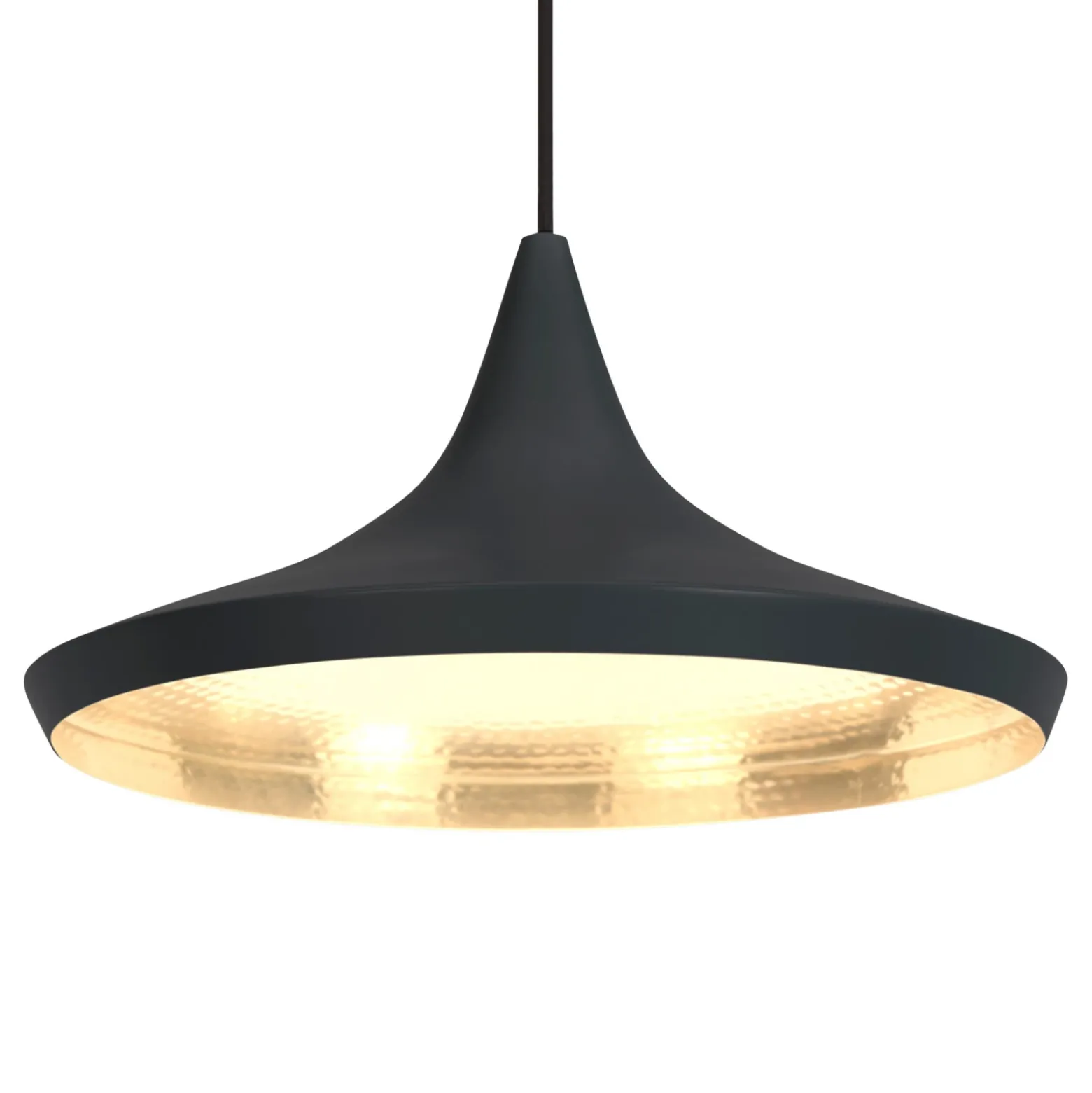 Tom Dixon Beat Wide lámpara colgante LED, negro