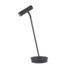 Tom Pro lámpara de mesa LED, negro, altura 47 cm, CCT, atenuador