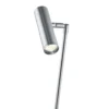 Tom Pro lámpara de mesa LED, níquel mate, altura 47 cm, CCT, atenuador