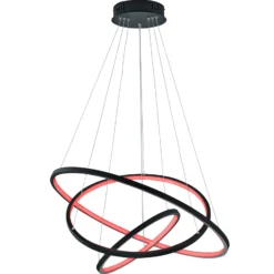 Trio WiZ Aaron smart colgante LED, antracita