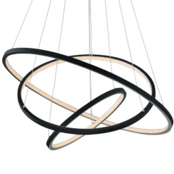 Trio WiZ Aaron smart colgante LED, antracita