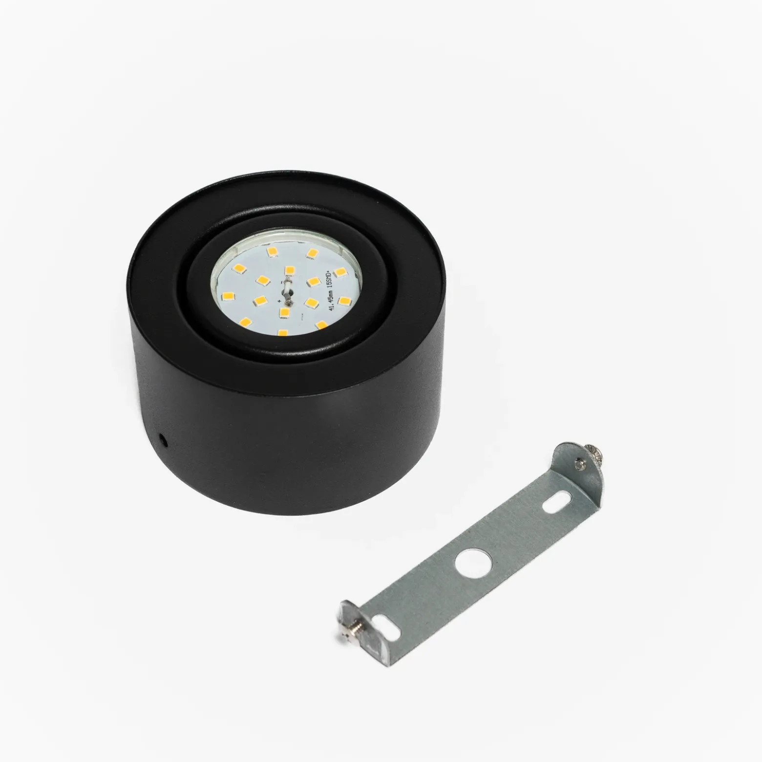 Tubo tubular LED downlight, negro