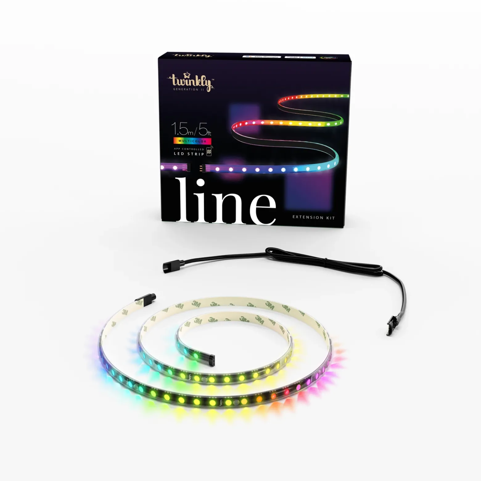 Twinkly Light line tira LED RGB 1,5m extensión