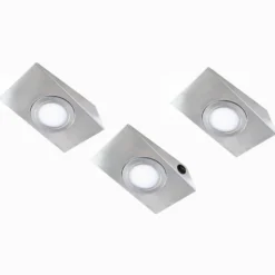 3 ud LED bajo mueble Keili, interruptor de 2 pasos