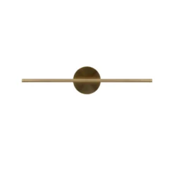 UMAGE Aplique de pared LED Omni, latón, longitud 74 cm