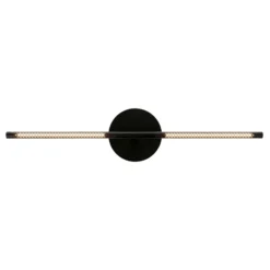 UMAGE Aplique de pared LED Omni, negro, longitud 74 cm
