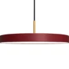 UMAGE Asteria medium colgante LED latón rojo