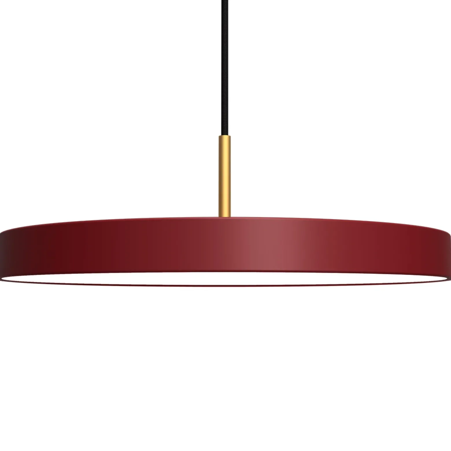 UMAGE Asteria medium colgante LED latón rojo