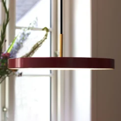 UMAGE Asteria medium colgante LED latón rojo
