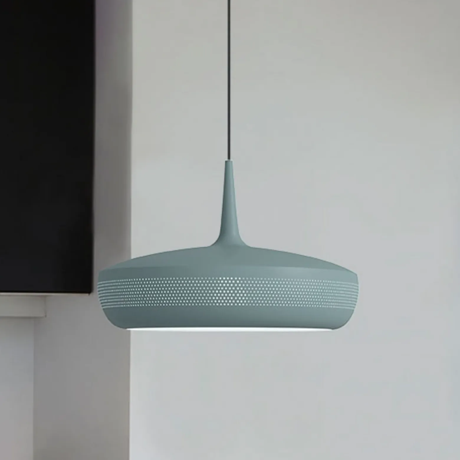 UMAGE Clava Dine lámpara colgante, azul-gris