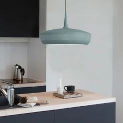 UMAGE Clava Dine lámpara colgante, azul-gris